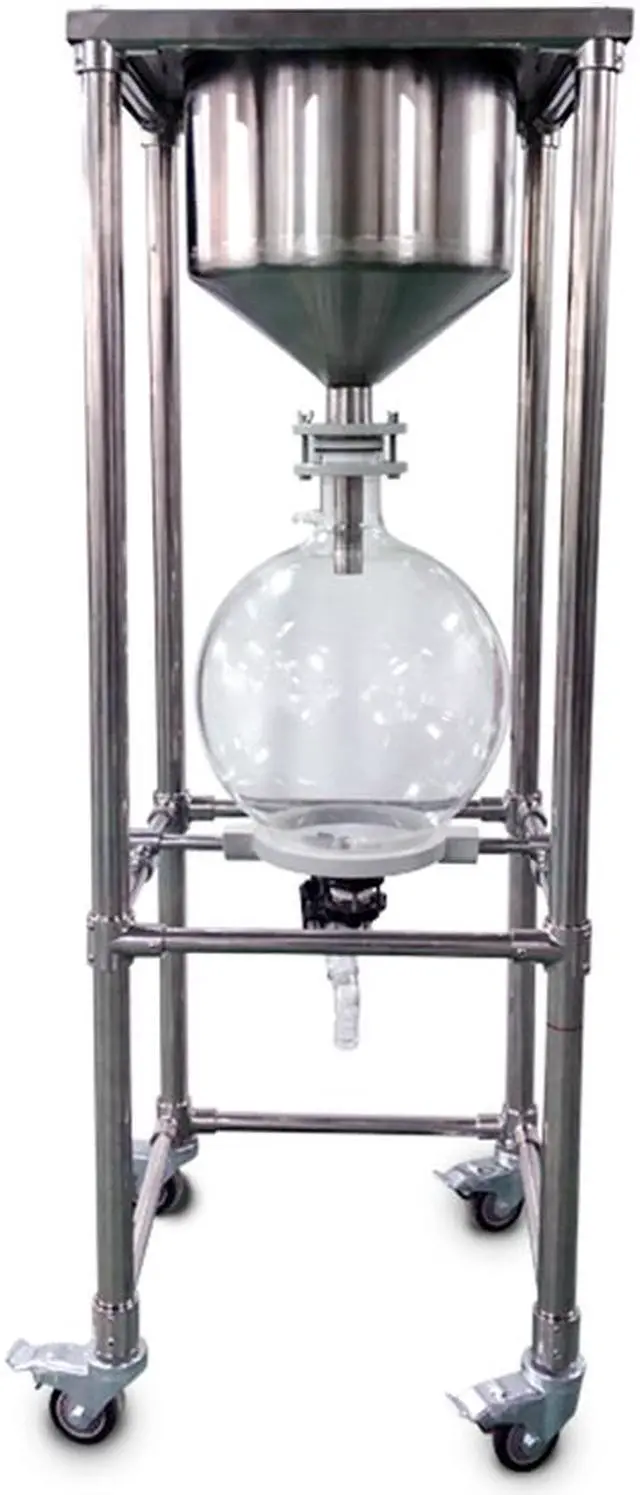 Alt view image 2 of 7 - HNZXIB 20L Large Vacuum Filtration Equipment Stainless Steel Buchner Funnel Receiving Flask Big Filter Liquids impurities removal