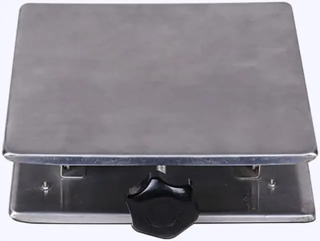 Alt view image 2 of 6 - Lab Jack 25cm*25cm Stand Manual Lift flask supporting platform Stainless steel Corrosion-resistant