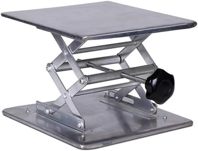 Main image of Lab Jack 25cm*25cm Stand Manual Lift flask supporting platform Stainless steel Corrosion-resistant