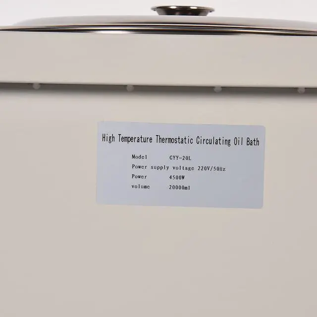 Alt view image 6 of 7 - HNZXIB 20L oil bath 200°C heating high temperature circulator digital temperature control thermostatic circulating pump water bath GYY-20L