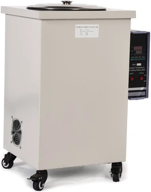 Alt view image 3 of 7 - HNZXIB 20L oil bath 200°C heating high temperature circulator digital temperature control thermostatic circulating pump water bath GYY-20L