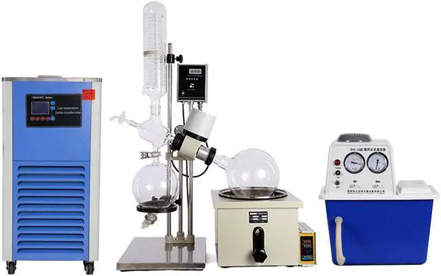 Main image of Rotary Evaporator 5L Turnkey Combination HNZXIB RE-501 Rotavaps Vacuum Pump Refrigerated Circulating Pump Cooling Chiller 110V Laboratory Equipments