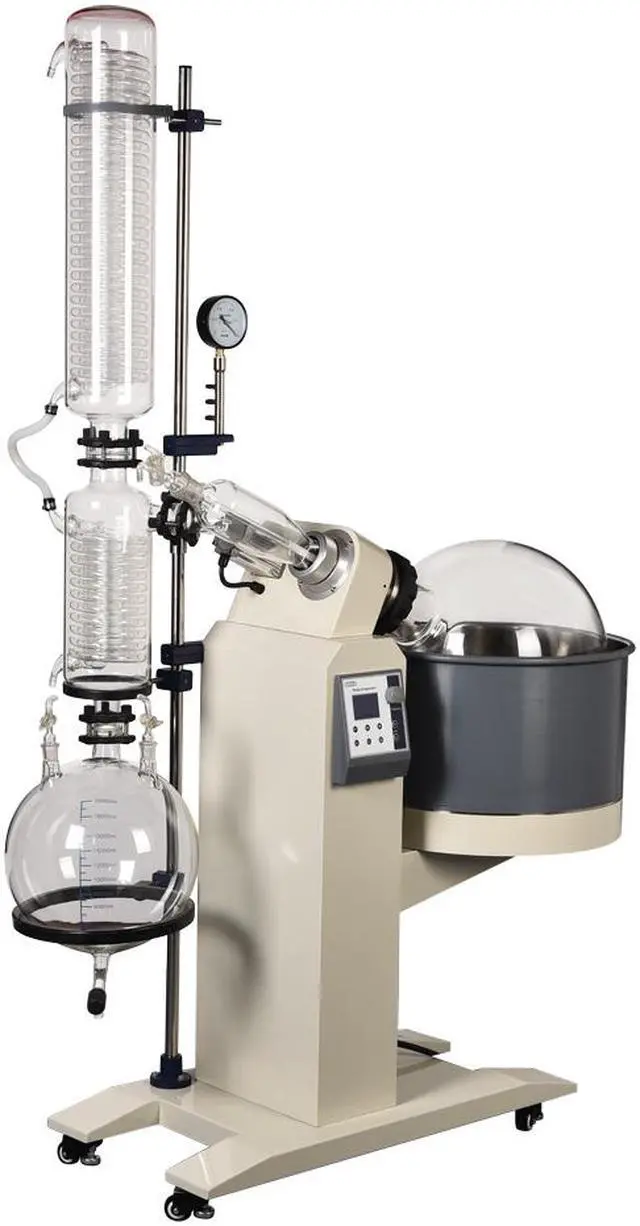 Alt view image 2 of 7 - HNZXIB R1050 Rotary Evaporator 50L Large Volume Rotavap Automatic Lifting Water Bath Negative Pressure Evaporating Lab Device Essential oil Industry Equipment