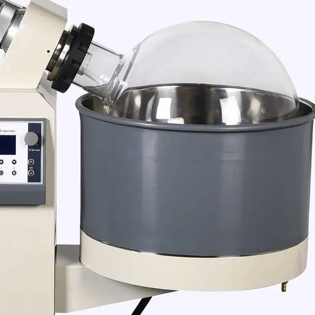 Alt view image 7 of 7 - HNZXIB New 50L Double Condensers Rotary Evaporator D-R1050 220V Rotavap 2 Receiving Flasks High Evaporating Efficiency Automated Lifting Water Bath