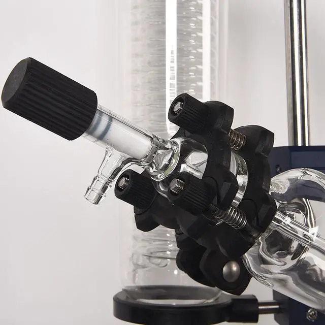 Alt view image 5 of 7 - HNZXIB New D-R1050 Rotary Evaporator Factory Price 50L Double Coandensers 220V Rotavap 2 Receiving Flasks High Evaporating Efficiency Automated Lifting Water Bath