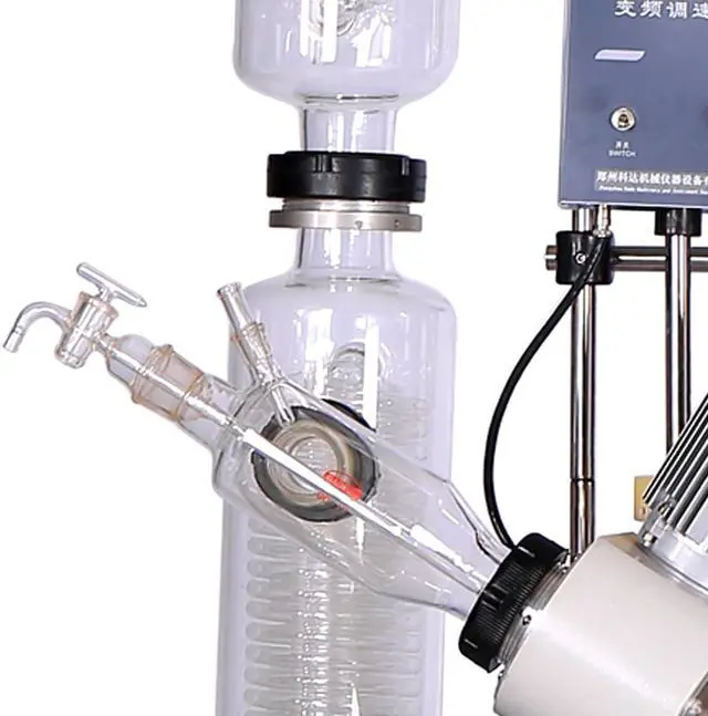 Alt view image 3 of 7 - HNZXIB 50L Rotary Evaporator 220V RE5002 Factory Direct Price Handwheel Lifting Water Bath Large Rotavap Plant Essential Oil Concentrate Solvent Separation