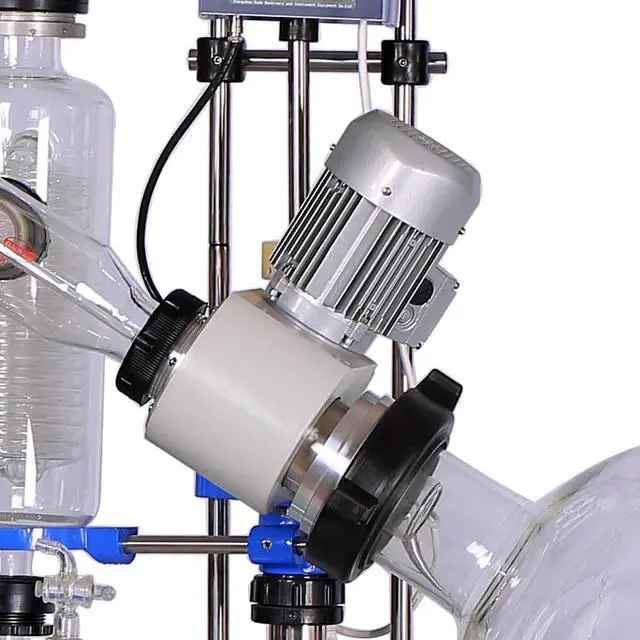 Alt view image 4 of 7 - HNZXIB 50L Rotary Evaporator 220V RE5002 Factory Direct Price Handwheel Lifting Water Bath Large Rotavap Plant Essential Oil Concentrate Solvent Separation
