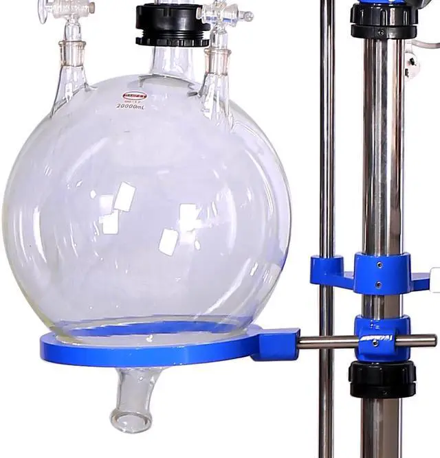 Alt view image 5 of 7 - HNZXIB 50L Rotary Evaporator 220V RE5002 Factory Direct Price Handwheel Lifting Water Bath Large Rotavap Plant Essential Oil Concentrate Solvent Separation