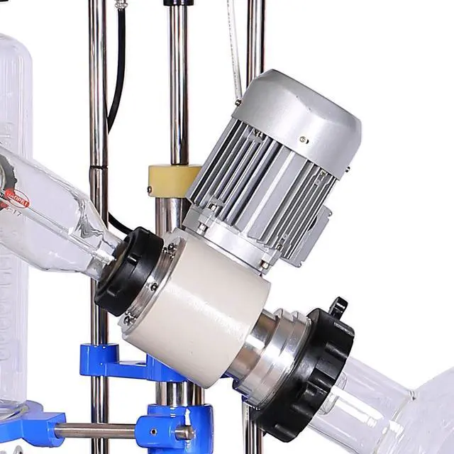 Alt view image 3 of 7 - HNZXIB 20L Rotary Evaporator 110V/220V RE2002 Factory Direct Price Large Volume Rotavap Handwheel Lifting Water Bath Laboratory Equipment