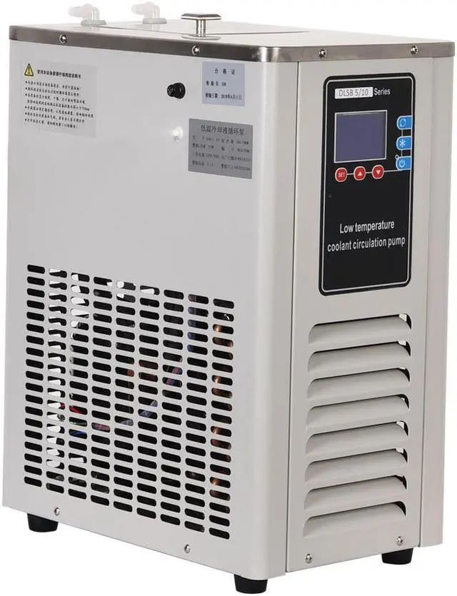 Alt view image 7 of 7 - 5L Short Path Distillation + Rotary Vane Vacuum Pump + Refrigerated Circulating Pump Cooling Chiller HNZXIB Laboratory instruments SPD-5L 110V including Cold Trap Stirring Heating Mantle