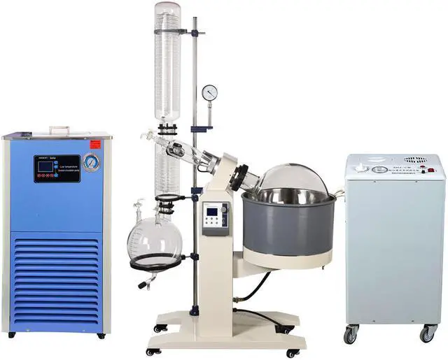 Main image of HNZXIB 50L Rotary Evaporator  220V set including Rotavap R1050 /  -30°C  Cooling Chiller DLSB50-30 / Water Circulating Vacuum Pump SHZ-C(5)