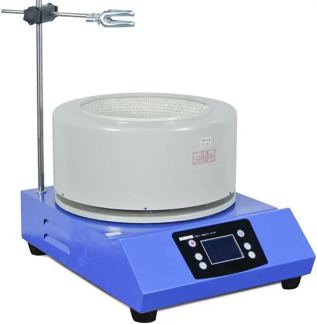 Alt view image 4 of 6 - One-Stop Shopping 2L Short Path Distillation Rotary Vane Vacuum Pump Refrigerated Circulating Pump Cooling Chiller HNZXIB Lab instruments SPD-2L 110V including Stirring Heating Mantle Factory Price