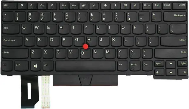 AUTENS Keyboard for Lenovo ThinkPad E490 E495 T490 L490 Laptop (No