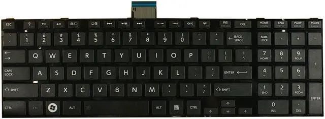 Main image of AUTENS Keyboard for Toshiba Satellite P850 P850D P855 P855D P870 P870D P875 P875D Series, Qosmio X870 X875 Series Laptop, US Laptop Keyboard Replacement