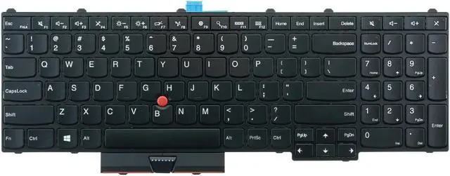 Main image of AUTENS Keyboard for Lenovo ThinkPad P50 P51 P70 P70s P71 (Not Fit P50s P51s) Laptop 4 Screws Column (No Backlight), US Laptop Keyboard Replacement