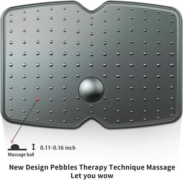 Alt view image 4 of 7 - Adjustable Footrest Under Desk Support Footstool Ergonomic Foot Rest for Home and Office with Massage Textured Surface, Hands Free Automatic Height Adjustment Button (Standard Version)