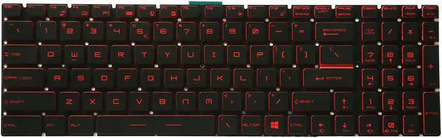 Main image of AUTENS Keyboard for MSI GS60 GS63 GS63VR GS70 GS72 GT62 GT62VR GT72 GT73VR GE62 GE62VR GE72 PE60 PE62 PE70 GL62 GL72 GP62 GP72 WS60 WS70 WS72 Laptop Red Letter Backlit, US Keyboard