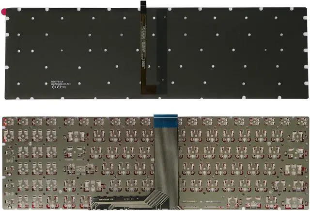 Alt view image 7 of 7 - AUTENS Keyboard for MSI GS60 GS63 GS63VR GS70 GS72 GT62 GT62VR GT72 GT73VR GE62 GE62VR GE72 PE60 PE62 PE70 GL62 GL72 GP62 GP72 WS60 WS70 WS72 Laptop Red Letter Backlit, US Keyboard