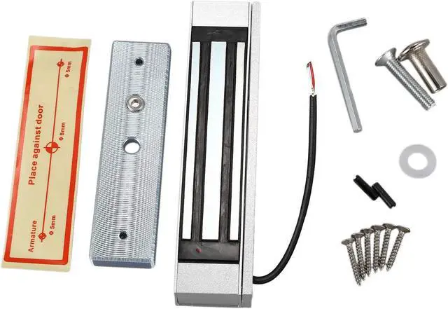 Alt view image 6 of 6 - AUTENS Electric Magnetic Electromagnetic Door Lock 12V 180KG 350lbs Holding Force Fail-Safe NC Mode for Door Entry Access Control Home Security System