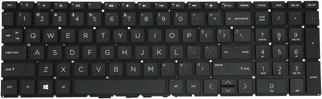 Main image of AUTENS Keyboard for HP 15-dw 15-dw0000 15-dw1000 15-dw2000 15t-dw000 15t-dw100 15t-dw200 Series Laptop No Backlight No Frame, US Laptop Keyboard Replacement