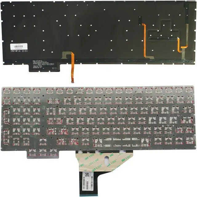 Alt view image 5 of 5 - AUTENS Keyboard for HP Omen 15-ce 15-ce000 15-ce100 15t-ce000 15t-ce100 Series Laptop No Frame Red Letter Backlit, US Laptop Keyboard Replacement