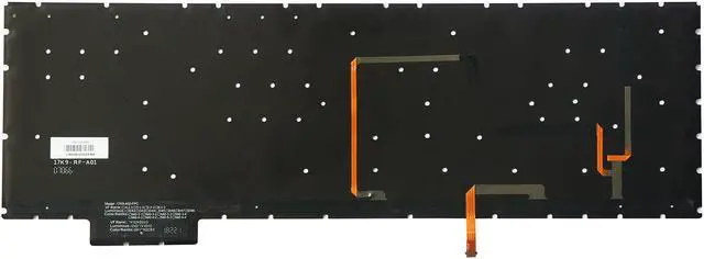 Alt view image 3 of 5 - AUTENS Keyboard for HP Omen 17-an 17-an000 17-an100 17t-an000 17t-an100 Series Laptop No Frame Red Letter Backlit, US Laptop Keyboard Replacement