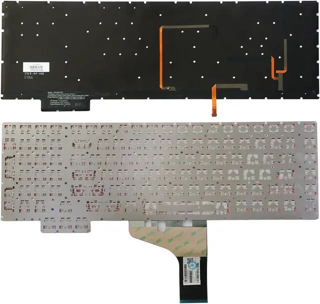 Alt view image 5 of 5 - AUTENS Keyboard for HP Omen 17-an 17-an000 17-an100 17t-an000 17t-an100 Series Laptop No Frame Red Letter Backlit, US Laptop Keyboard Replacement