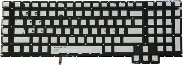 Alt view image 4 of 5 - AUTENS Keyboard for HP Omen 17-an 17-an000 17-an100 17t-an000 17t-an100 Series Laptop No Frame Red Letter Backlit, US Laptop Keyboard Replacement