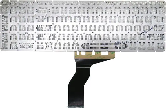Alt view image 2 of 5 - AUTENS Keyboard for HP Pavilion 15-ab 15-ab000 15-ab100 15-ab200 15-ab500 15z-ab000 15z-ab100 15t-ab000 15t-ab100 Series Laptop Backlight No Frame (Silver), US Laptop Keyboard Replacement