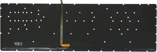 Alt view image 3 of 5 - AUTENS Keyboard for HP Pavilion 15-ab 15-ab000 15-ab100 15-ab200 15-ab500 15z-ab000 15z-ab100 15t-ab000 15t-ab100 Series Laptop Backlight No Frame (Silver), US Laptop Keyboard Replacement