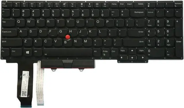 Main image of AUTENS Keyboard for Lenovo ThinkPad E15 2019 Year, E15 Gen 2 Laptop Backlight No Frame, US Laptop Keyboard Replacement