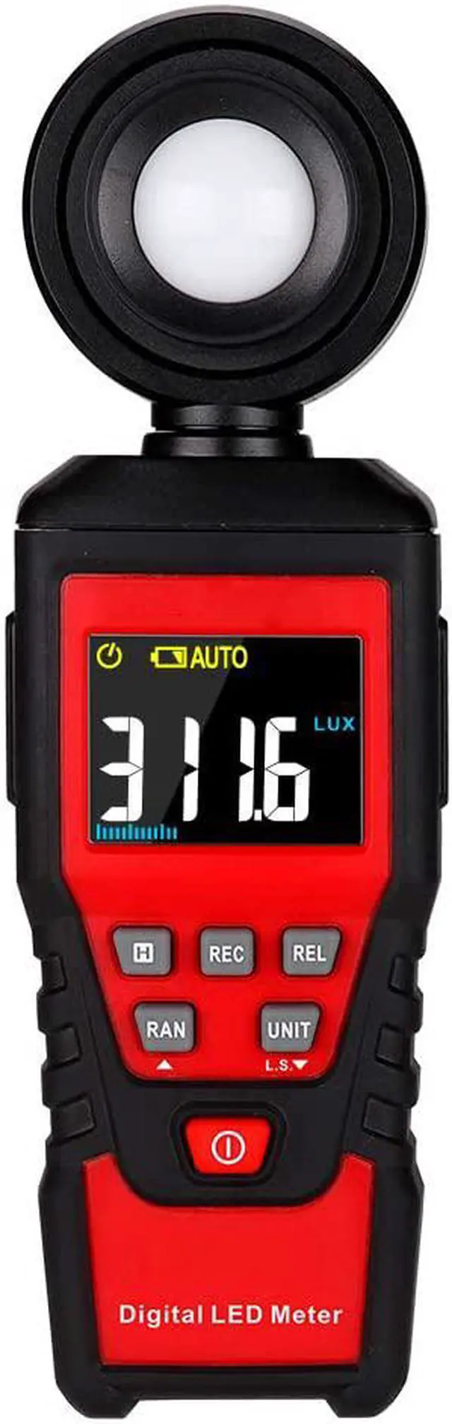 Main image of AUTENS Digital Lux Light Meter Lumenmeter Lux/FC Meters Luminometer, 2000 Counts 0-200000 Lux/0-20000FC(0.01lux/0.01FC Resolution) with Auto Manual Range, Max/Min, Data Hold, Backlight