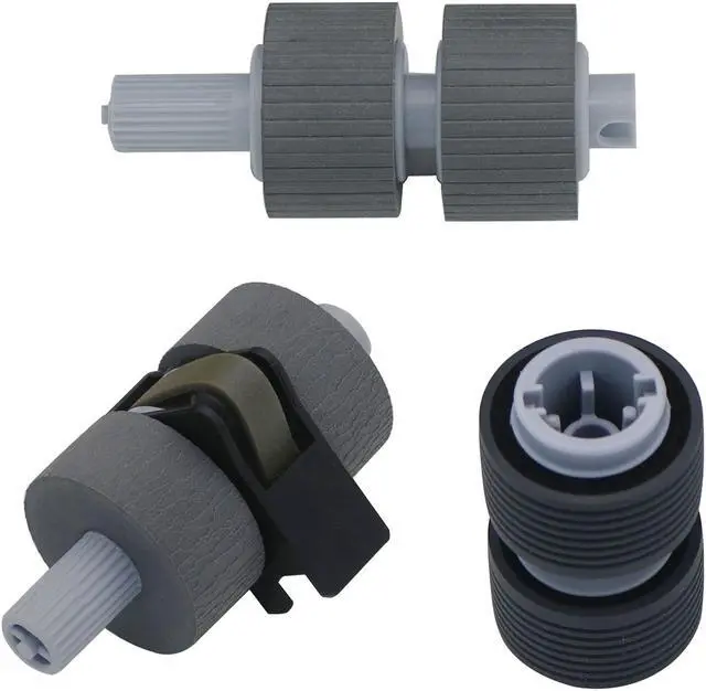 Alt view image 2 of 4 - AUTENS Replacement Scanner Brake Pick Roller Set for Fujitsu fi-6670 fi-6670A fi-6770 fi-6770A fi-6750 fi-6750S fi-5650 fi-5650C fi-5750 fi-5750C, PA03338-K011 PA03576-K010