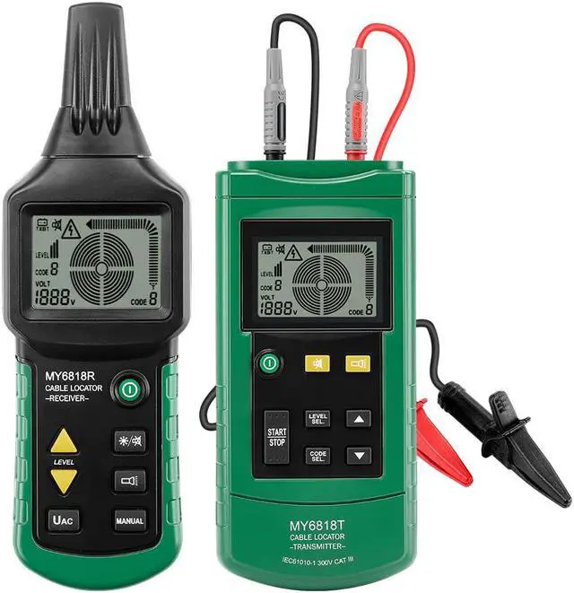 Main image of Wire Tracker, Telephone Network Cable Locator 30-400V AC/DC Wall Underground Pipe Wire Detector, Professional Cable Toner Finder, Electrical Circuits, Fuses, Switches, Short Circuit Breaker Fault