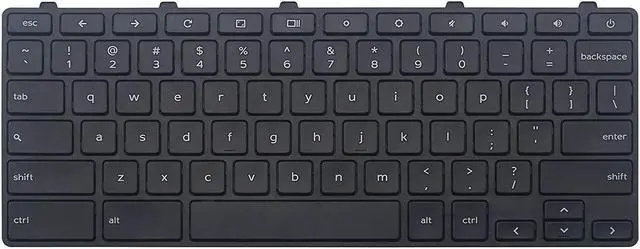 Main image of AUTENS Keyboard for Dell Chromebook 3180 3181 3189 3380 Laptop No Backlight, US Laptop Keyboard Replacement