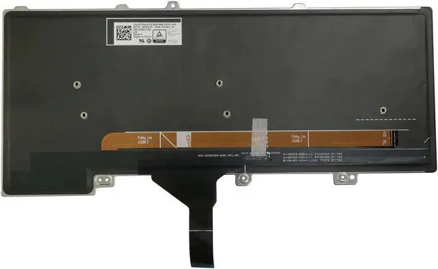 Alt view image 2 of 2 - AUTENS Keyboard for Dell Alienware 13 R3, 15 R3, 15 R4 Laptop Backlight, US Laptop Keyboard Replacement