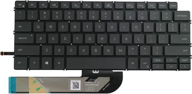 Main image of AUTENS Keyboard for Dell Inspiron 5300 5301 5390 5391 5400 5401 5402 5405 5406 5408 5409 5490 5493 5494 5498 7300 7306 7390 7391 7400 7405 7490 7491 Laptop No Frame Backlit Black, US Keyboard