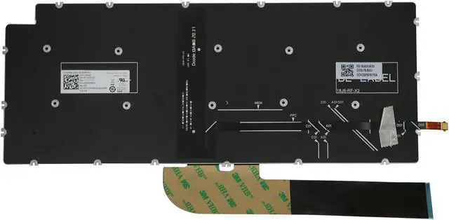 Alt view image 2 of 2 - AUTENS Keyboard for Dell Vostro 3400 3401 3405 5300 5301 5390 5391 5401 5402 5490 Laptop No Frame Backlit Black, US Laptop Keyboard Replacement