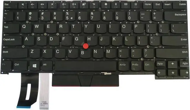 Main image of AUTENS Keyboard for Lenovo ThinkPad T490s T495s E490s, T14s Gen1, X1 Extreme Gen1 Gen2, P1 Gen1 Gen2 Laptop No Backlight No Frame, US Laptop Keyboard Replacement