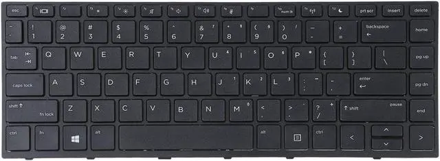 Main image of AUTENS Keyboard for HP Probook 430 G5, 440 G5, 445 G5, 640 G4, 645 G4, 640 G5 Laptop No Backlight, US Laptop Keyboard Replacement