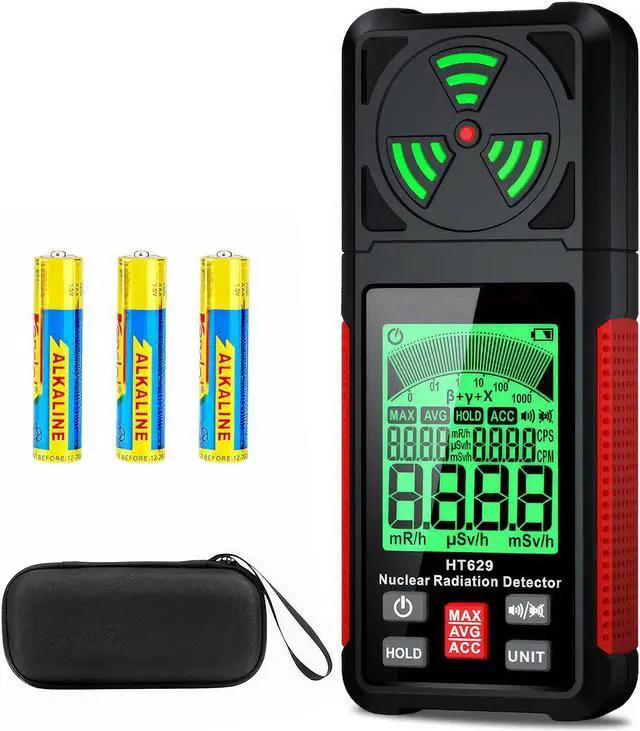 Main image of Geiger Counter Nuclear Radiation Detector - Portable Radiation Dosimeter Tester Beta Gamma X-ray Radioactivity Detector