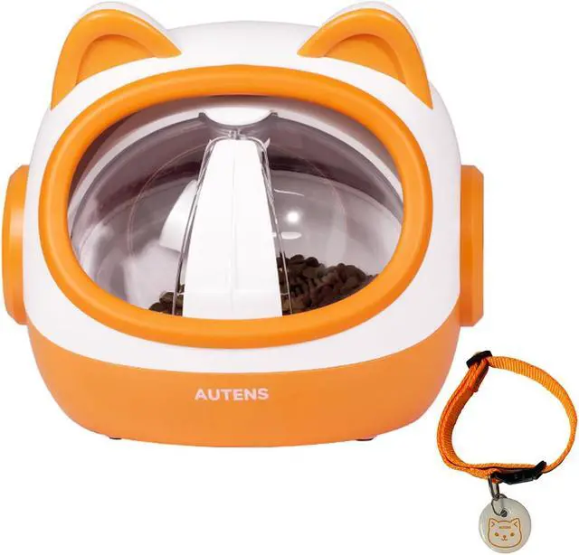 Main image of AUTENS RFID Automatic Cat Feeders, Automatic Pet Feeder for Cats and Small Dogs, for Separate Dietary Needs, Prevent Food Stealling with Light Collar Tag