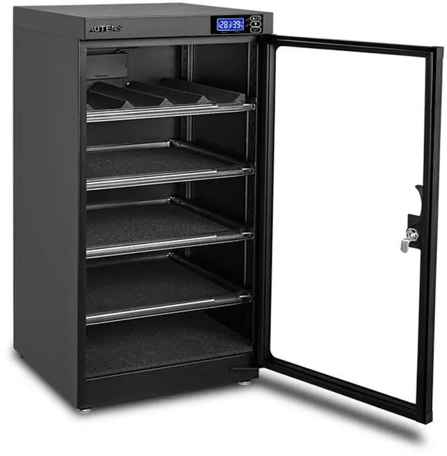 Alt view image 7 of 7 - AUTENS 100L Dehumidifying Dry Cabinet Box, Digital Control Noiseless and Energy Saving, 5 Layers for DSLR SLR Camera Lens