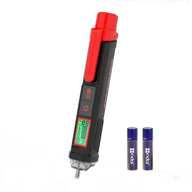 Main image of Voltage Tester, Non-Contact Voltage Tester, Dual Range AC 12V/70V-1000V, Signal Percentage, Live/Null Wire Tester, Electrical Tester with LCD Display, Buzzer Alarm, Wire Breakpoint Finder
