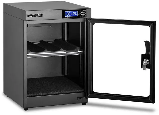 Alt view image 7 of 7 - AUTENS 30L Dehumidifying Dry Cabinet Box, Digital Control Noiseless and Energy Saving, 2 Layers for DSLR SLR Camera Lens