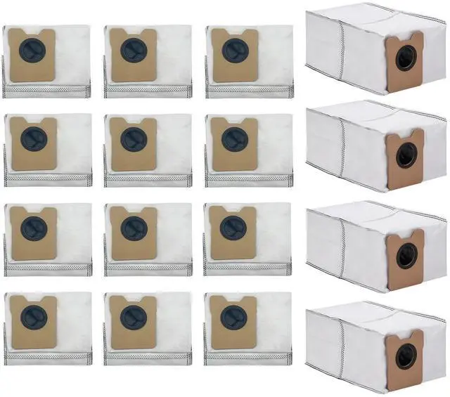 Main image of 16 Pack Dust Bags for Eufy Omni C20 C10 Robot Vacuum, Large Capacity Disposable Replacement Vacuum Bags