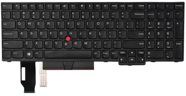 Main image of AUTENS Keyboard for Lenovo ThinkPad E590 E595 L590 T590, P15s Gen 1, P15s Gen 2, T15 Gen 1, T15 Gen 2 (Not fit T15p) Laptop (No Backlight), US Laptop Keyboard Replacement