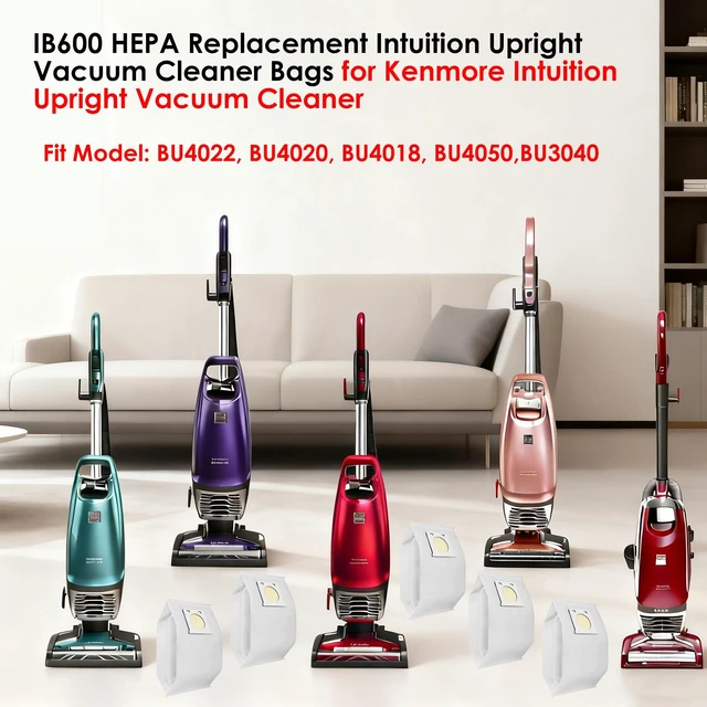 Alt view image 3 of 7 - 16 Pack IB600 HEPA Replacement Intuition Upright Vacuum Cleaner Bags Compatible for Kenmore Intuition Upright Vacuum Cleaner BU4022, BU4020, BU4018, BU4050, BU3040