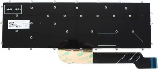 Alt view image 2 of 2 - AUTENS Keyboard for Dell Inspiron 3579 3583 3779 5565 5567 5570 5575 5587 7566 7567 7577 7588 5765 5767 5770 5775 7773 7778 7779 Laptop No Frame (No Backlight), US Laptop Keyboard Replacement