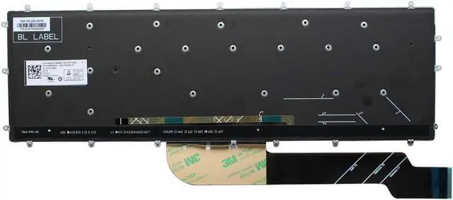 Alt view image 2 of 2 - AUTENS Keyboard for Dell Inspiron 3579 3583 3779 5565 5567 5570 5575 5587 7566 7567 7577 7588 5765 5767 5770 5775 7773 7778 7779 Laptop No Frame (White Backlight), US Laptop Keyboard Replacement